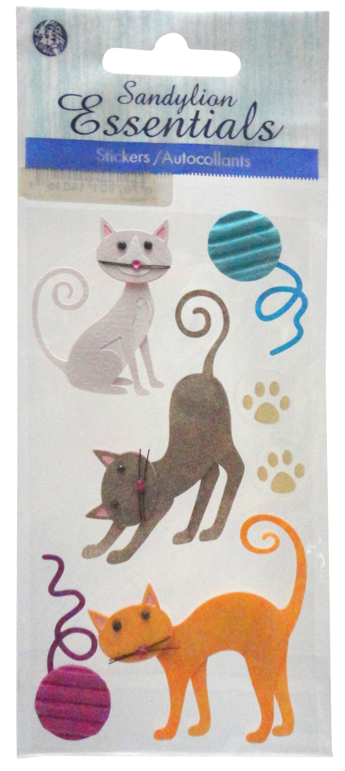 Amazon.com: Sandylion Cats Essentials Sticker Multi : Arts, Crafts